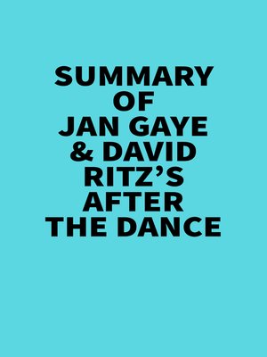 cover image of Summary of Jan Gaye & David Ritz's After the Dance